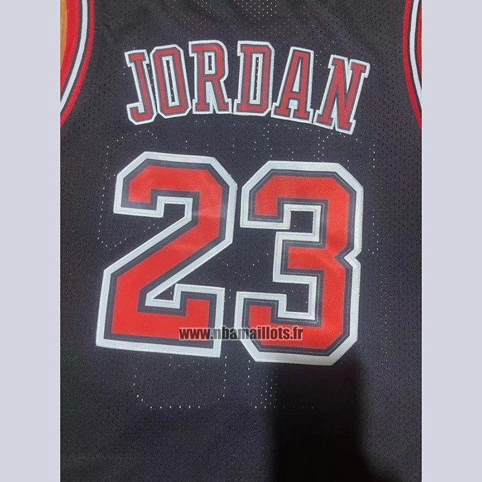 Maillot Chicago Bulls Michael Jordan NO 23 Mitchel & Ness 1997-98 Noir